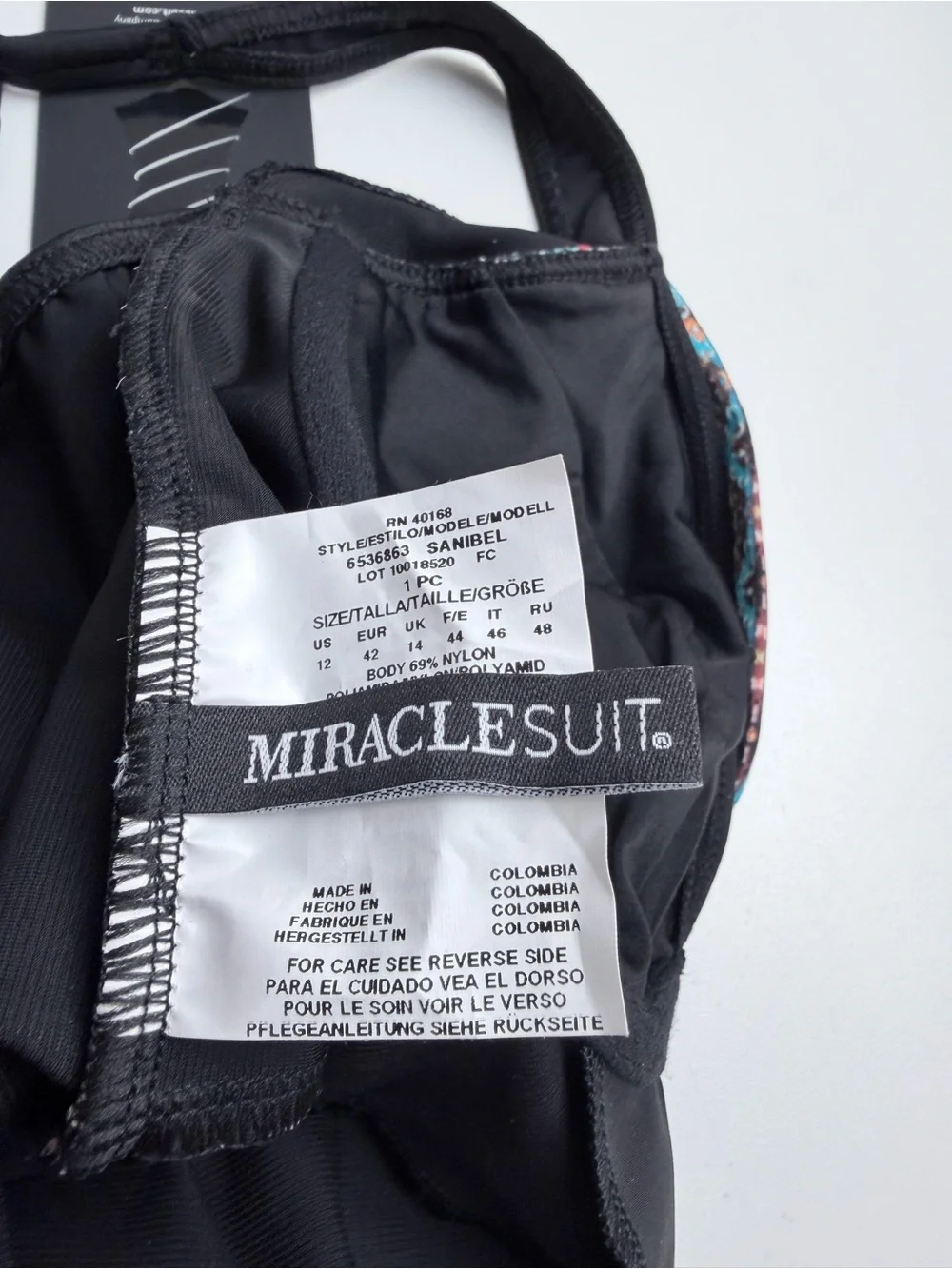 Miraclesuit Nefertiti Sanibel One Piece Underwire Swimsuit size 12 NWT